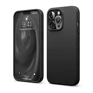 iPhone-13-Pro-Hülle elago Liquid Silicone Case, schwarz