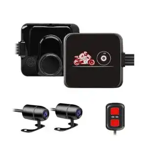 Dashcam Motorrad VSYSTO Motorrad Kamera 1080p Doppellinse