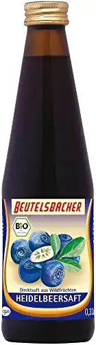 Heidelbeersaft Beutelsbacher Bio Heidelbeer naturtrüber Direktsaft