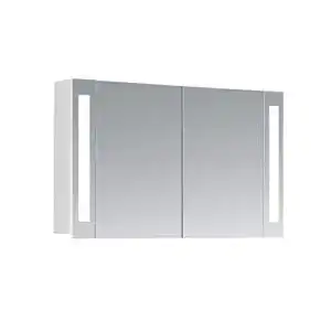 Bad Spiegelschrank mit Beleuchtung HAPA Design Venedig weiß