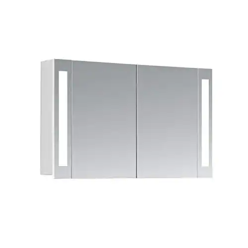 Bad Spiegelschrank mit Beleuchtung HAPA Design Venedig weiß