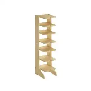 Schuhregal Erst-Holz ® 90.80-00, Massivholz Kiefer Stiefelform