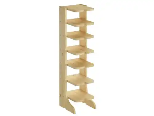 Schuhregal Erst-Holz ® 90.80-00, Massivholz Kiefer Stiefelform