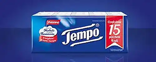 Taschentücher Tempo Queue – 4 Packungen von 15 Stück [60 Stück]