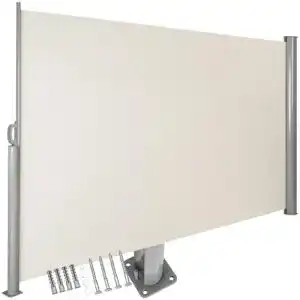 Seitenmarkise TecTake Sonnenschutz, Gehäuse und Standpfosten