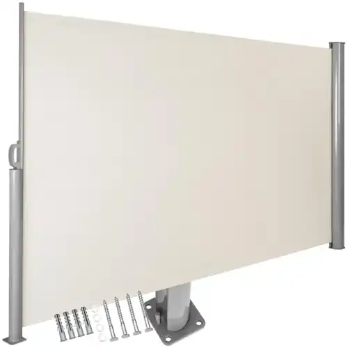 Seitenmarkise TecTake Sonnenschutz, Gehäuse und Standpfosten