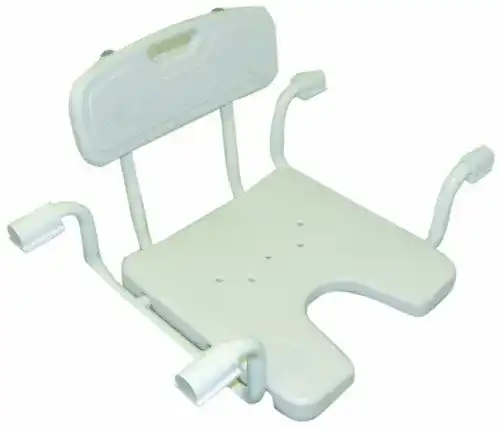 Badewannensitz Drive Medical mit Rückenlehne, Boby, weiß