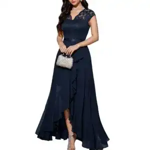 Abendkleid lang Bbonlinedress Abendkleid elegant für Hochzeit