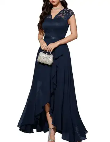 Abendkleid lang Bbonlinedress Abendkleid elegant für Hochzeit