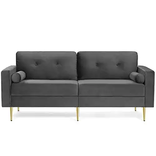 3-Sitzer-Sofa VASAGLE 3-Sitzer Sofa, Couch, Bezug aus Samt