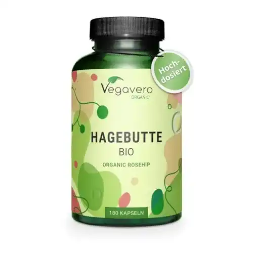 Hagebutten-Kapseln Vegavero HAGEBUTTEN Kapseln BIO ®