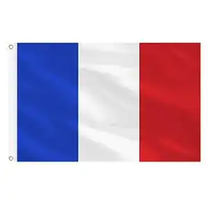 Flaggen AhfuLife Frankreich Flagge 90 x 150 cm, 1/2/4 Stück Drapeau