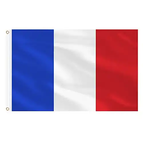 Flaggen AhfuLife Frankreich Flagge 90 x 150 cm, 1/2/4 Stück Drapeau