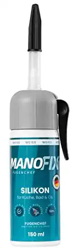 Silikon weiß Manofix Fugenchef Silikon, 150 ml