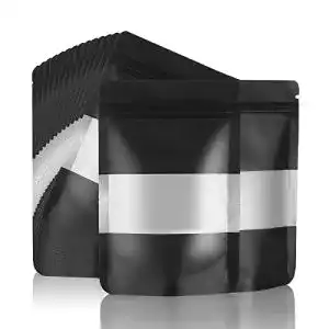 Mylar-Bags sussie daddy 100 Stück Mylar Beutel Matte Zip