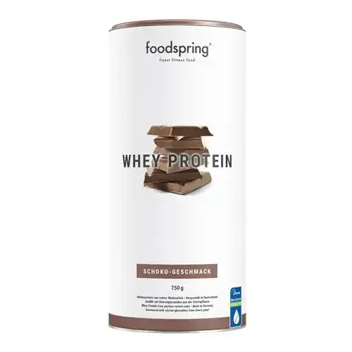 Schoko-Proteinpulver foodspring Whey Protein Pulver Schokolade