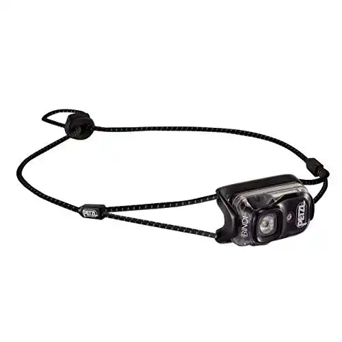 Petzl-Stirnlampe PETZL Erwachsene Bindi Stirnla, schwarz, 35g