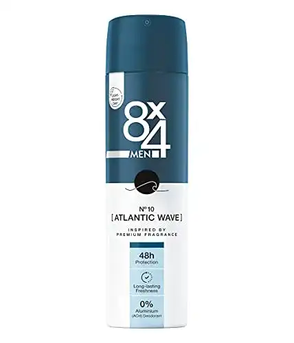 8×4-Deo 8×4 Men N°10 Atlantic Wave Deospray, 150 ml, Herren