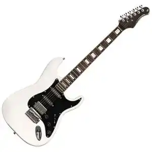 Stagg-E-Gitarre Stagg SES-60 WHB Vintage S E-Gitarre