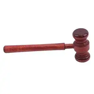 Richterhammer LHHA Holzhammer u. Block für die Versteigerung