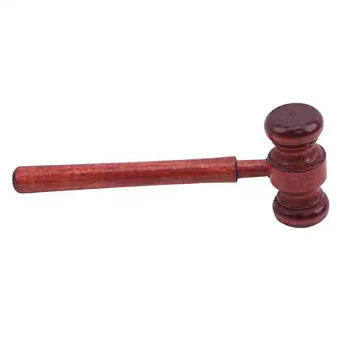 Richterhammer LHHA Holzhammer u. Block für die Versteigerung