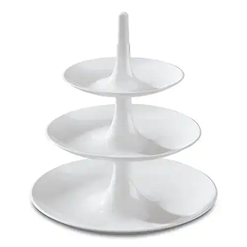 Etagere Koziol Babell L, Kunststoff, solid weiß