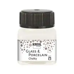 Glasfarbe Kreul 16631 Glass & Porcelain Chalky White Cotton