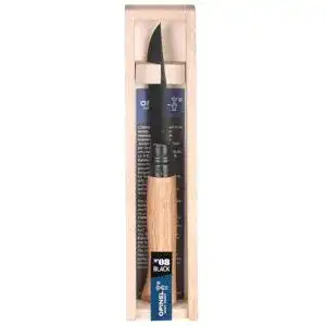 Opinel-Messer Opinel N°08 roble”black” edicion acero inoxidable