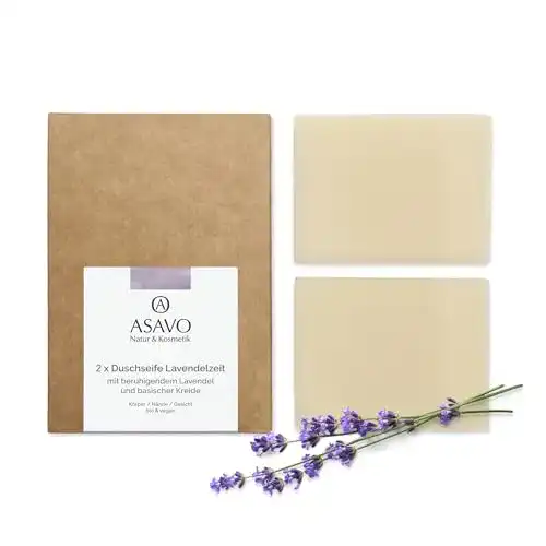 Die beste Lavendelseife ASAVO Premium, handgeschöpfte Naturseife, 2x95g 2026 Test Bestseller Lavendelseife ASAVO Premium, handgeschöpfte Naturseife, 2x95g