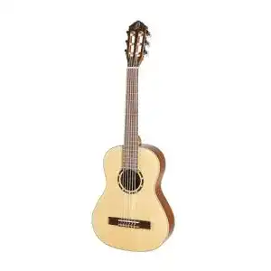 Linkshänder-Gitarre Ortega Guitars Konzertgitarre 1/2-Größe