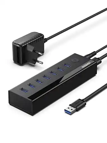 USB-Hub 7 Port UGREEN USB Hub Aktiv 3.0 mit Netzteil