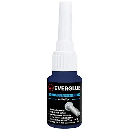 Die beste Schraubensicherung mittelfest EVERGLUE anaerob mittelfest 10g 2026 Test Bestseller Schraubensicherung mittelfest EVERGLUE anaerob mittelfest 10g