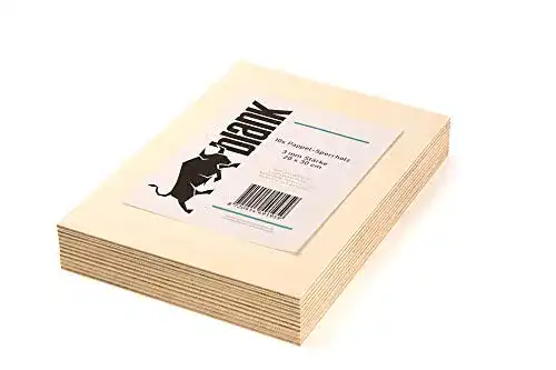 Sperrholzplatte blank Sperrholz Platten 3mm, 10 Stück