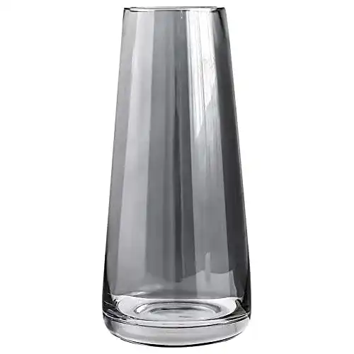 Glasvase Konische Vase dekorative Blumenpflanze Knospenvasen
