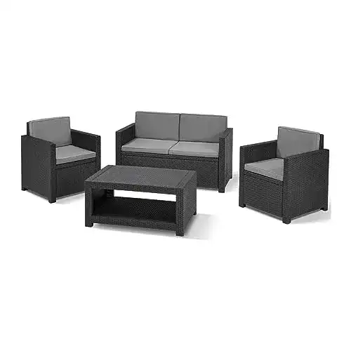 Lounge-Möbel-Set Allibert ” by Keter” Gartenlounge Set Monaco