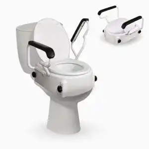 Toilettensitzerhöhung mit Armlehnen Mobiclinic, Tajo, 17 cm