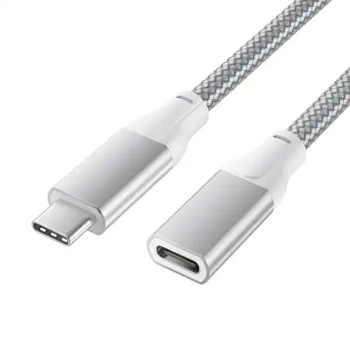 USB-C-Verlängerungskabel Basesailor 2M,Typ C 3.1 Gen2 10Gbps