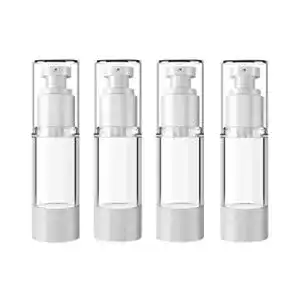 Reiseflaschen FRCOLOR Pumpspender Leer Nachfüllbar 30ml 4 Stück