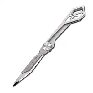 Titan-Messer Nitecore NTK05 Ultra Tiny Titanium Keychain Knife