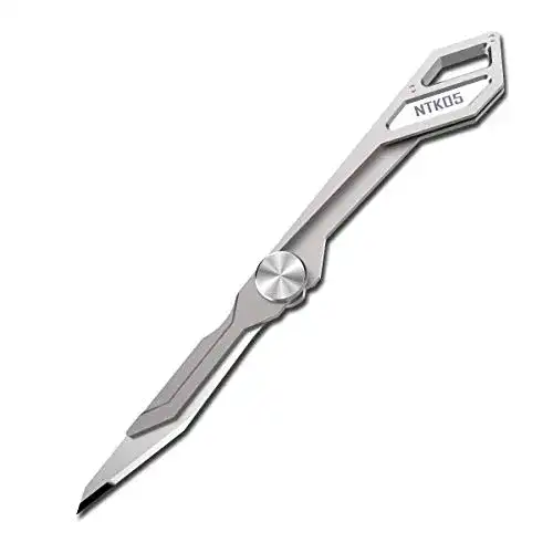 Titan-Messer Nitecore NTK05 Ultra Tiny Titanium Keychain Knife