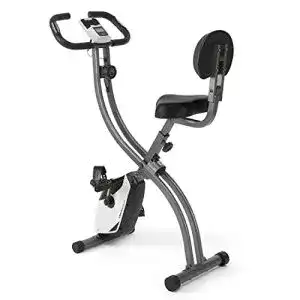 Heimtrainer (klappbar) Ultrasport F-Bike 200B mit Rückenlehne