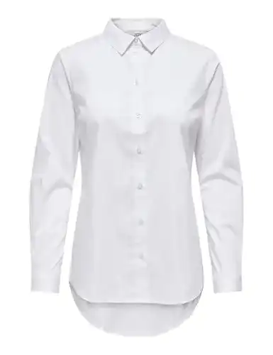 Weiße Blusen JdY Damen Bluse MIO L/S Shirt WVN NOOS, Weiß