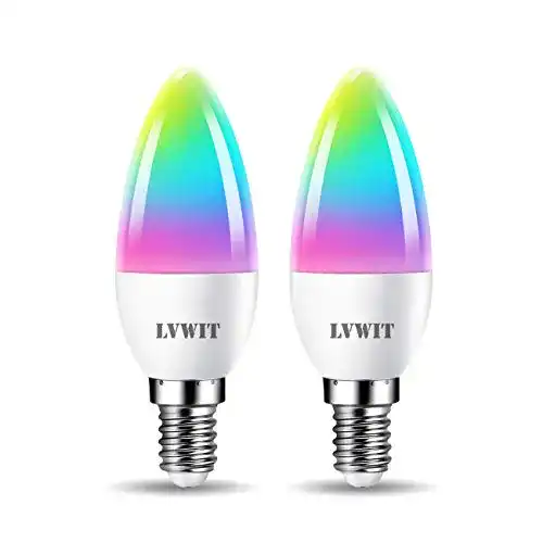 Smart-Home-Beleuchtung LVWIT Alexa Lampe E14 LED, Wlan