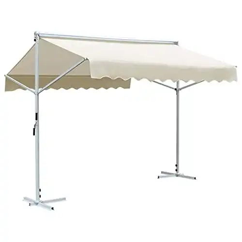 Standmarkise vidaXL 3x3m Creme Gartenmarkise Markise