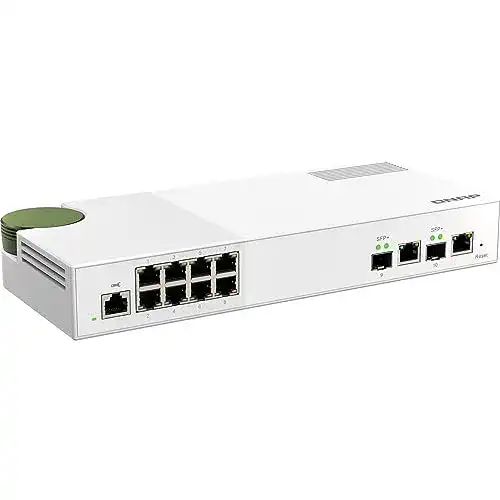 10-GB-Switch Qnap QSW-M2108-2C, 2 x 10GbE SFP+/RJ45 Combo