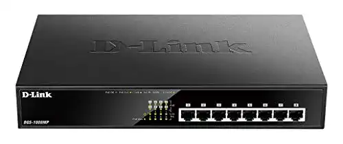 D-Link-Switch D-Link DGS-1008MP 8-Port Desktop Gigabit Switch