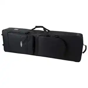 Keyboardtasche Classic Cantabile mit Rollen 129cm schwarz