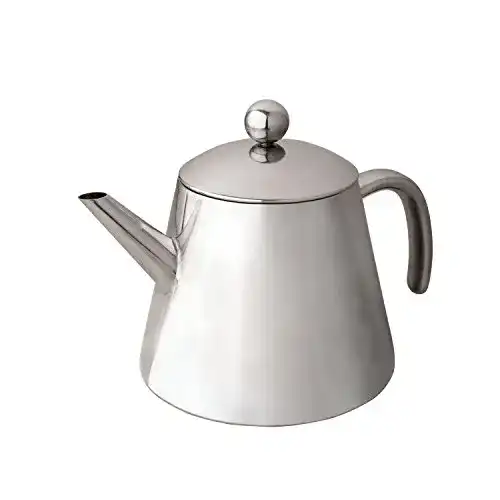 Teekanne Edelstahl Bredemeijer LV01521 doppelwandig 1,2L