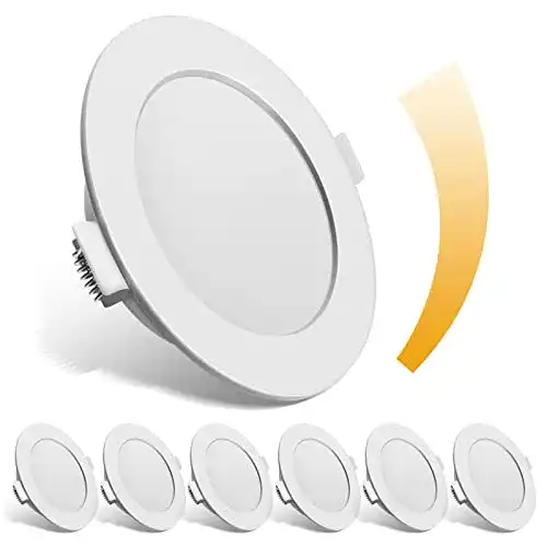 LED-Spot dimmbar UKawhi LED Einbaustrahler Dimmbar, 6er Set