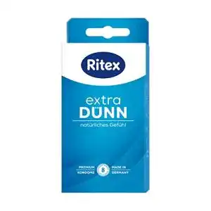 Ritex-Kondom Ritex EXTRA DÜNN für intensives Empfinden, 8 Stck